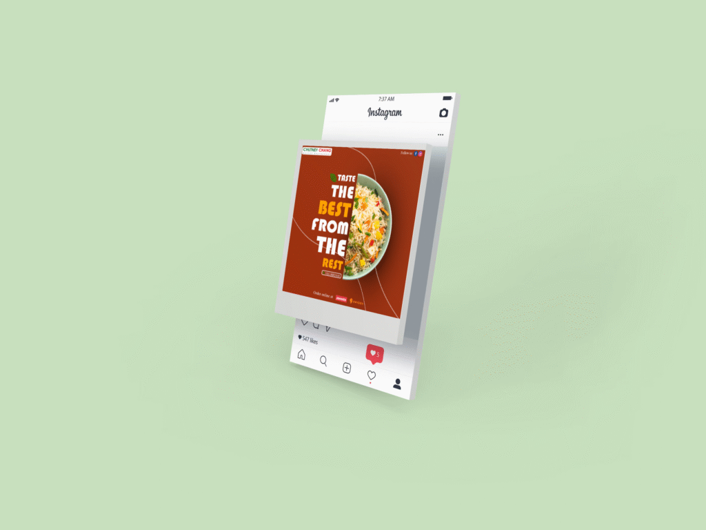 instagram post mockup